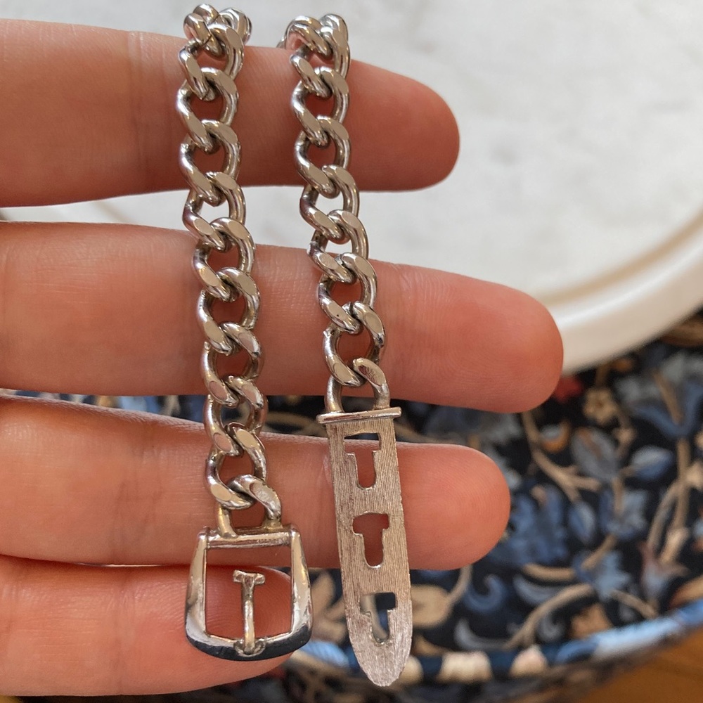 Vintage Avon Belt Buckle Curb Link Bracelet - Picture 4 of 9